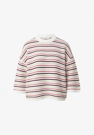Пуловер в полоску