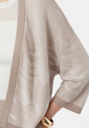 Жаккардовая вязаная кофта