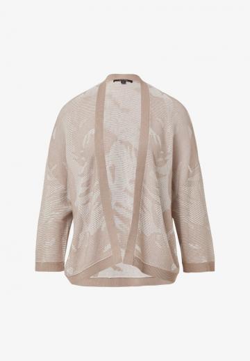 Жаккардовая вязаная кофта