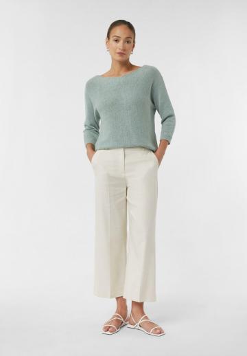 Пуловер с рукавом три четверти