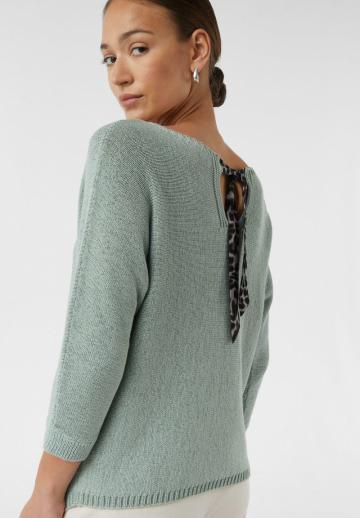 Пуловер с рукавом три четверти