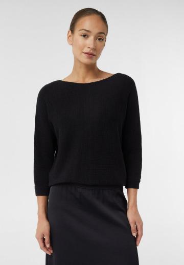 Пуловер с рукавом три четверти