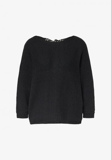 Пуловер с рукавом три четверти