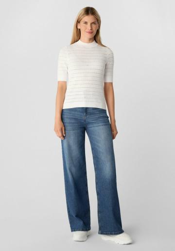 Пуловер с коротким рукавом