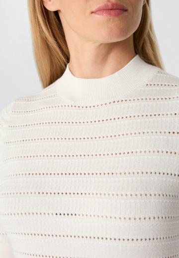 Пуловер с коротким рукавом