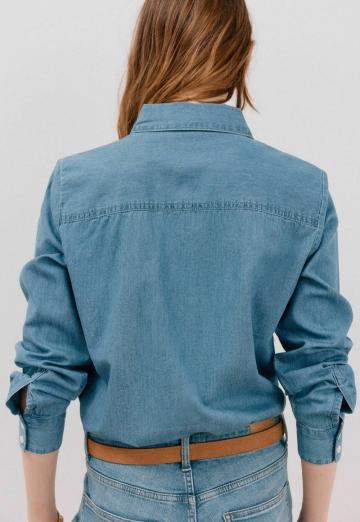 Джинсовая блузка