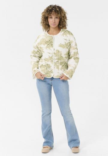 Жаккардовая вязаная кофта