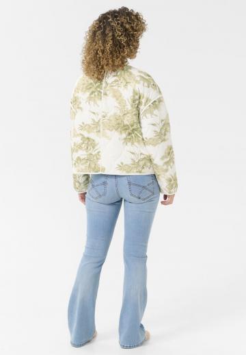 Жаккардовая вязаная кофта