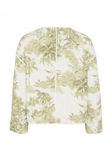 Жаккардовая вязаная кофта