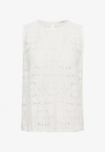 Блузка без рукавов