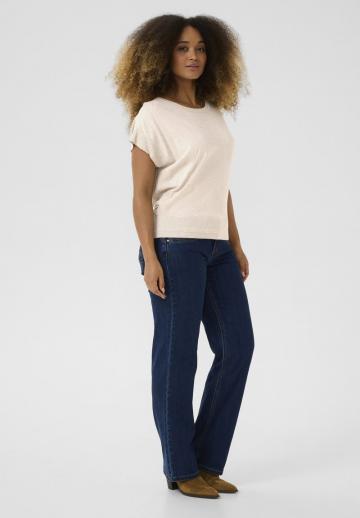 Пуловер с коротким рукавом