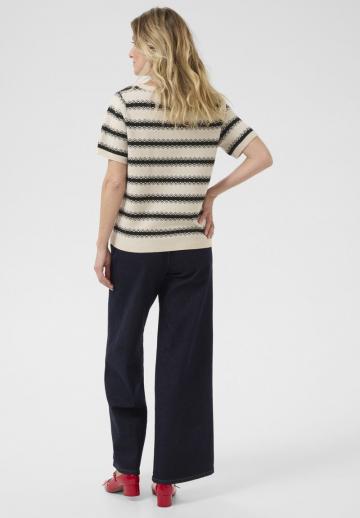 Пуловер с коротким рукавом