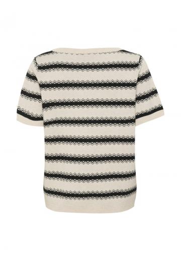 Пуловер с коротким рукавом