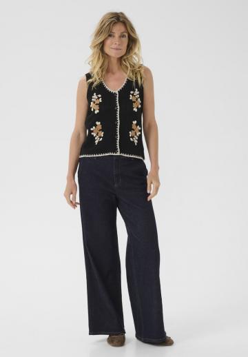 Джинсовая жилетка