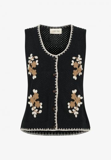 Джинсовая жилетка