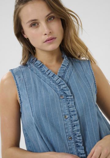 Джинсовая блузка