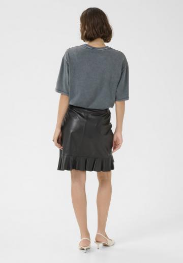 Кожаная юбка