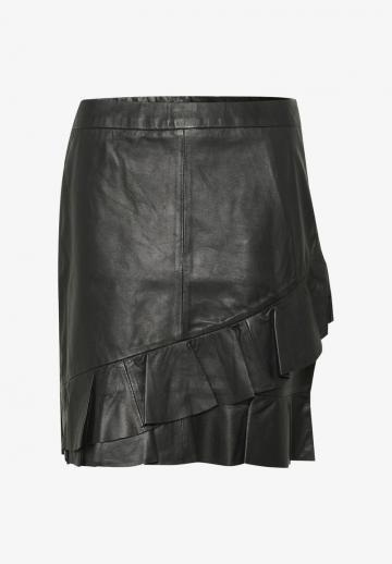 Кожаная юбка