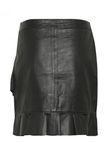 Кожаная юбка