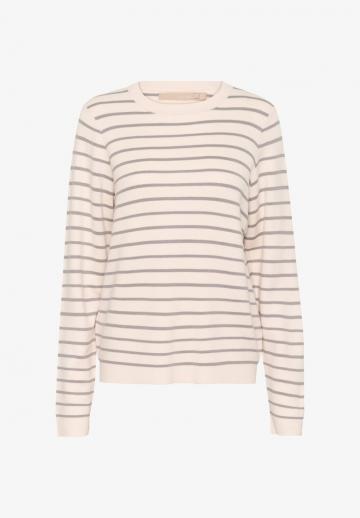 Пуловер в полоску