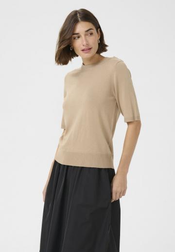 Пуловер с коротким рукавом