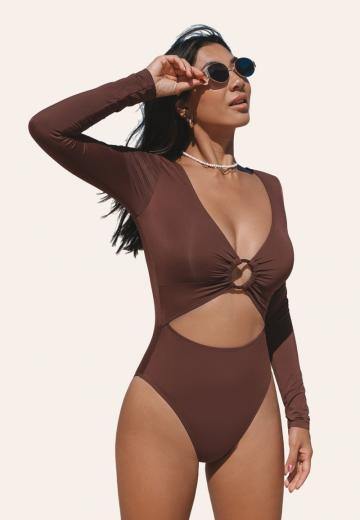 Слитный купальник