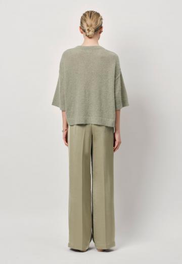 Пуловер с рукавом три четверти