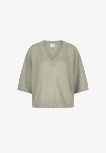 Пуловер с рукавом три четверти