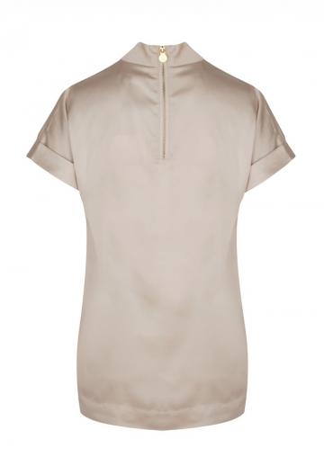 Атласная блузка