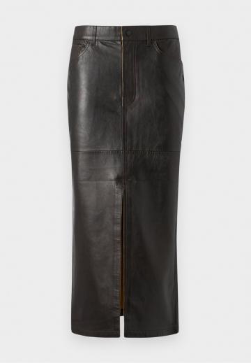 Кожаная юбка