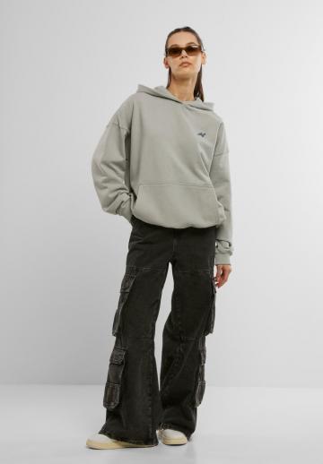 Пуловер с капюшоном