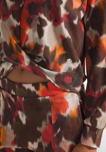 Пуловер с капюшоном