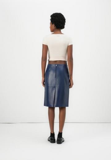 Кожаная юбка