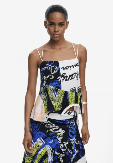 Топ на бретельках