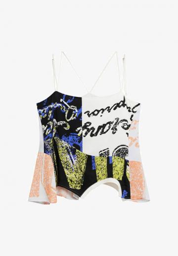 Топ на бретельках