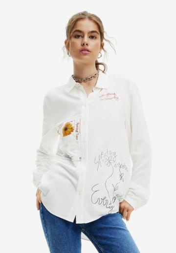 Длинная блузка