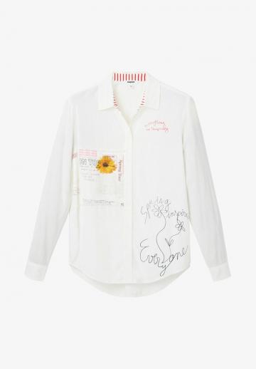 Длинная блузка