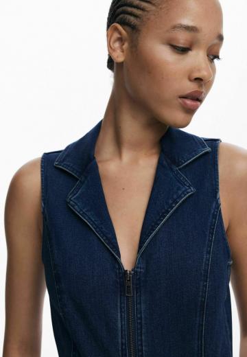 Джинсовая жилетка