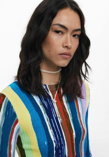 Вязаное платье