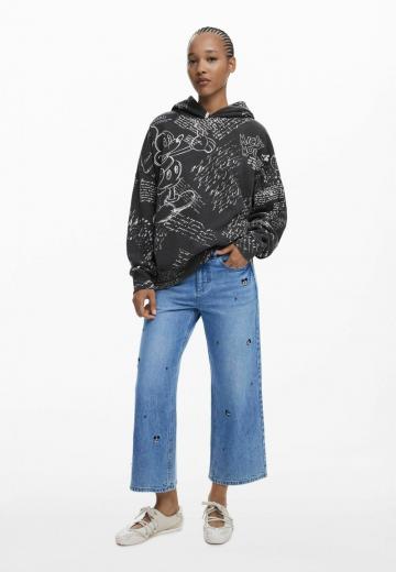 Пуловер с капюшоном