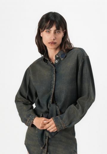 Джинсовое платье