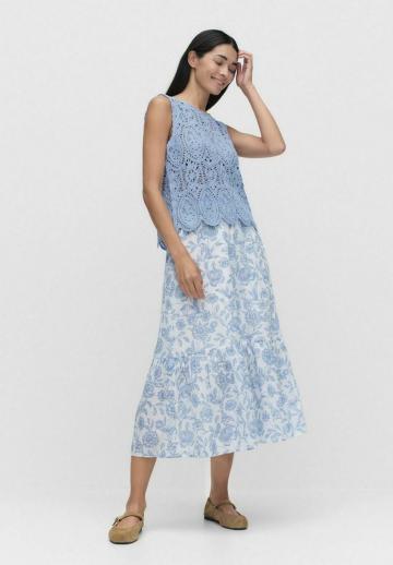 Юбка с воланами