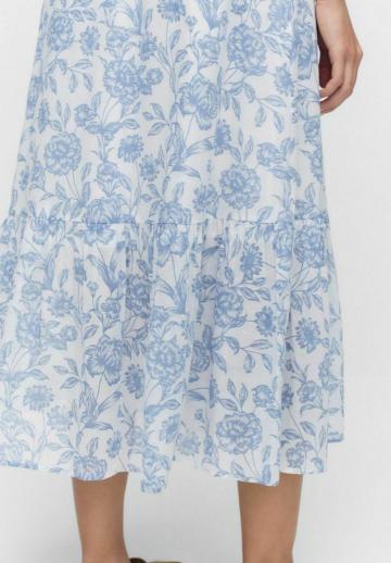 Юбка с воланами