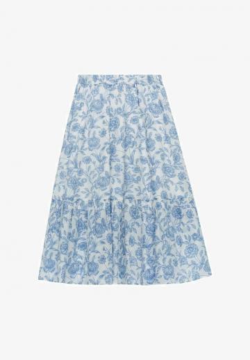 Юбка с воланами