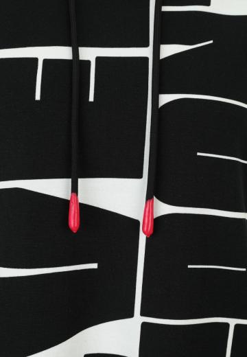 Пуловер с капюшоном