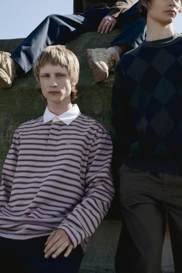 Поло с длинным рукавом