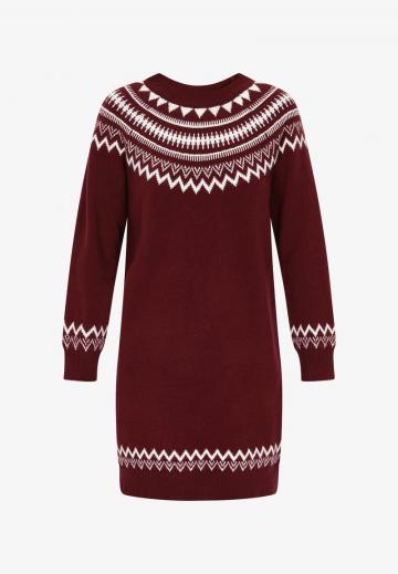 Вязаное платье