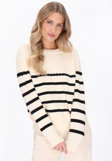 Пуловер в полоску