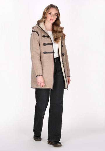 Кожаное пальто