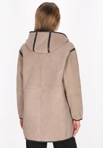 Кожаное пальто